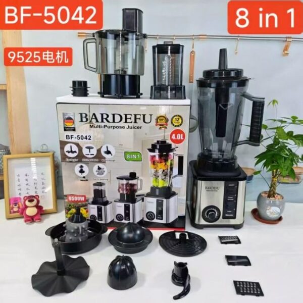 BARDEFU 8in1 Heavy Duty High Power Blender-9500Watts