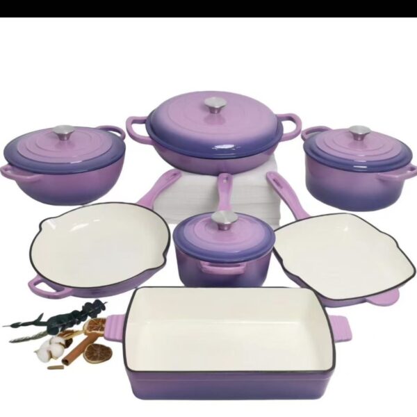 Enamel Stew Pot Frying Pan Frying Pan Set Enamel Pot Set