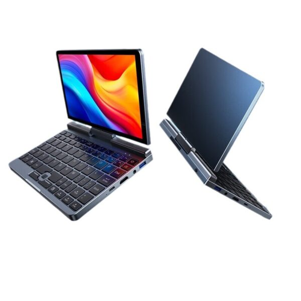 8" Mini Pocket Laptop – Intel N95, 12GB RAM, 512GB SSD, Flip Screen