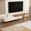 Extendable Sintered Stone TV Stand – 2m Modern Media Console