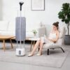 2000W Standing Garment Steamer with Ironing Board – Dual Pole