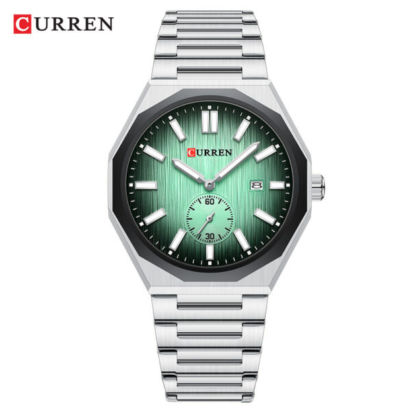CURREN 8500 Men's Stainless Steel Quartz Watch – Waterproof with Date