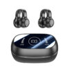 M47 Open-Ear Clip-On Wireless Earbuds with LED Display Case