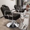 Reclining Hydraulic Barber & Salon Chair with Headrest